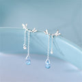Butterfly Drop Chain Earrings