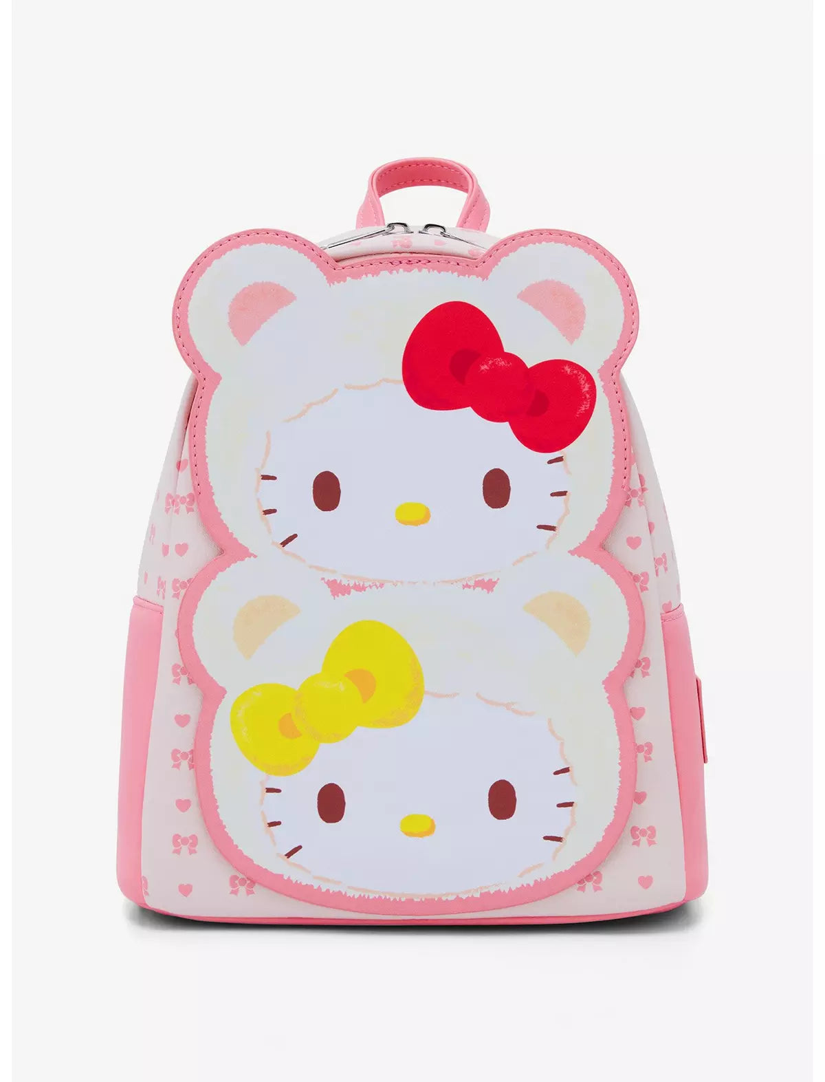 Hello Kitty & Mimmy White Teddy Bear Mini Backpack