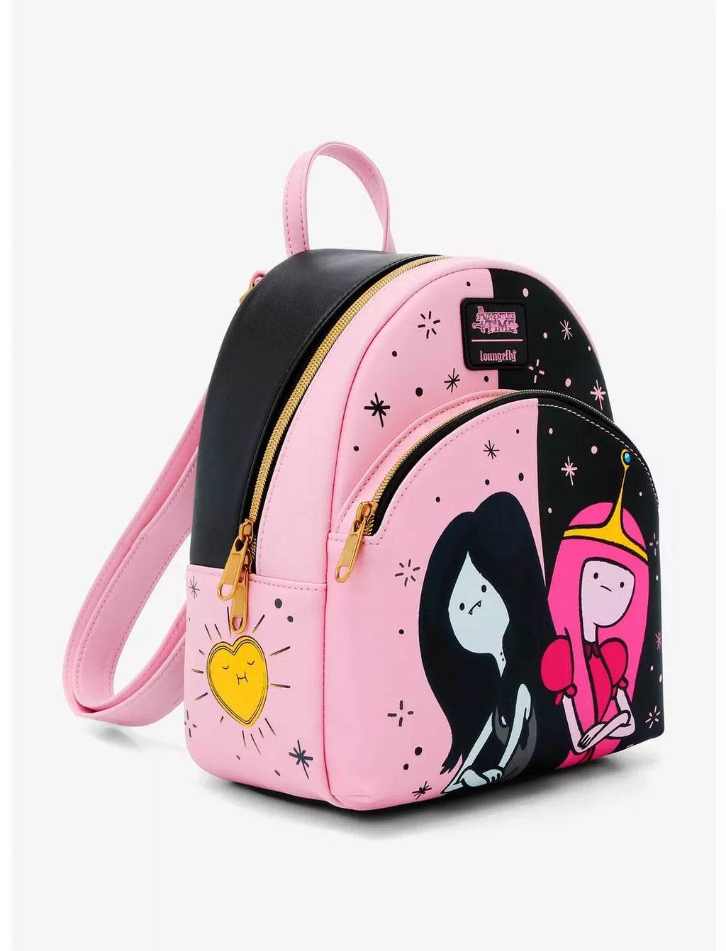 Loungefly Adventure Time Princess Bubblegum &amp; Marceline Split Mini Backpack