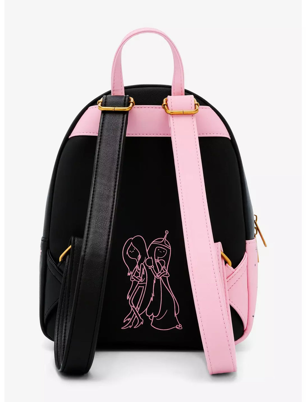 Loungefly Adventure Time Princess Bubblegum &amp; Marceline Split Mini Backpack