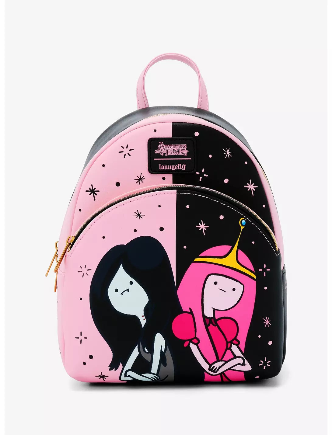 Loungefly Adventure Time Princess Bubblegum &amp; Marceline Split Mini Backpack