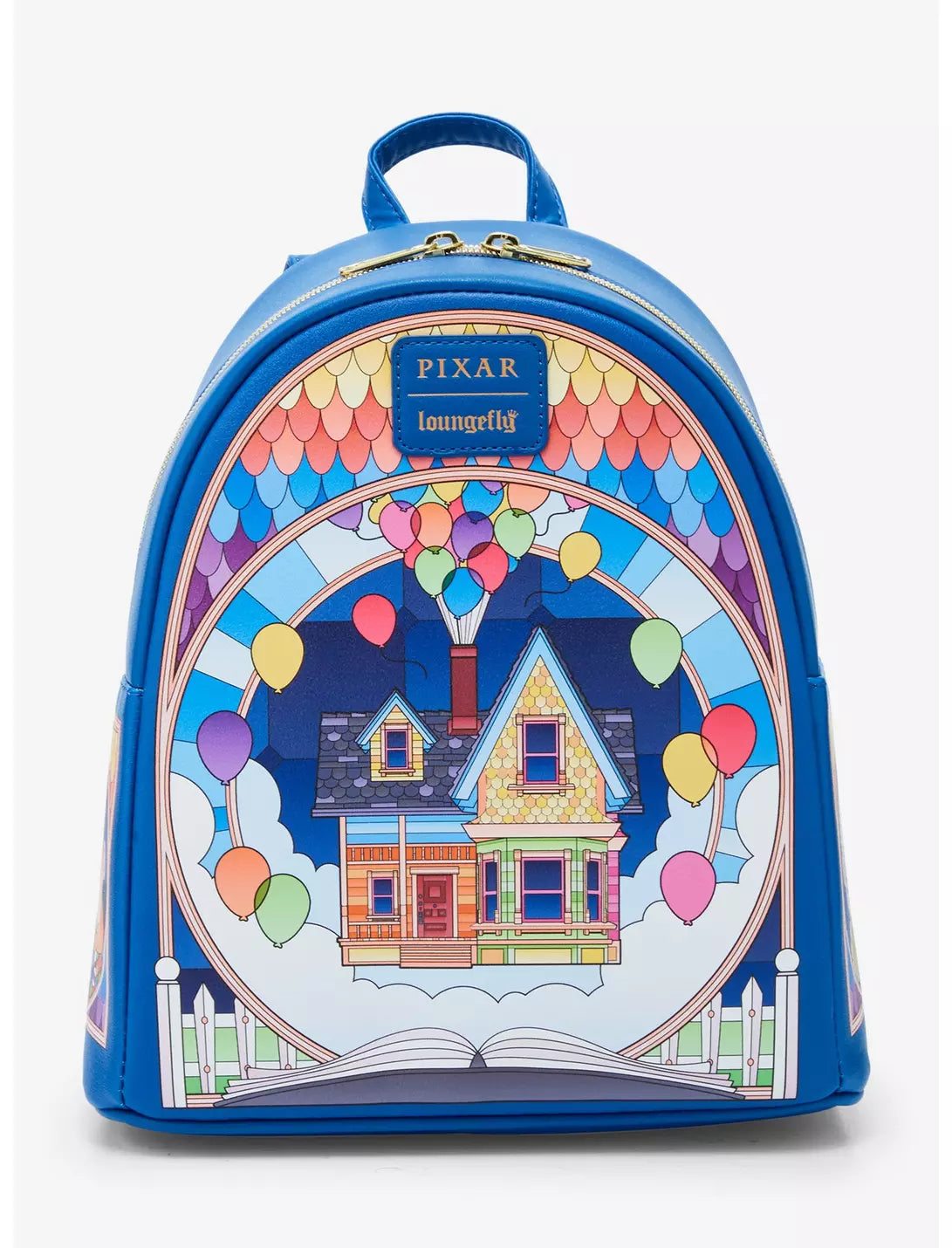 Loungefly Disney Pixar Up Stained Glass Mini Backpack