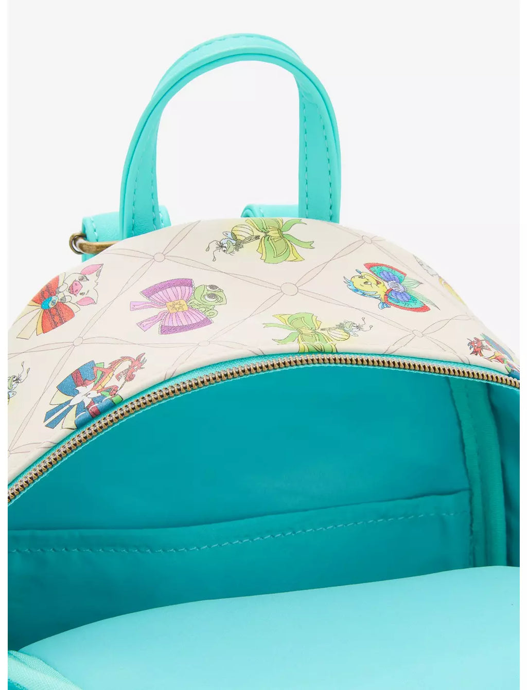 Loungefly Disney Princess Bows &amp; Sidekicks Mini Backpack