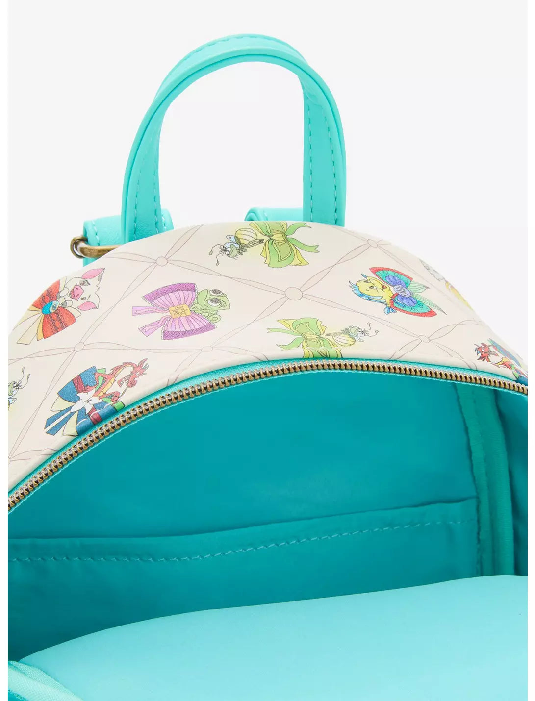 Loungefly Disney Princess Bows &amp; Sidekicks Mini Backpack