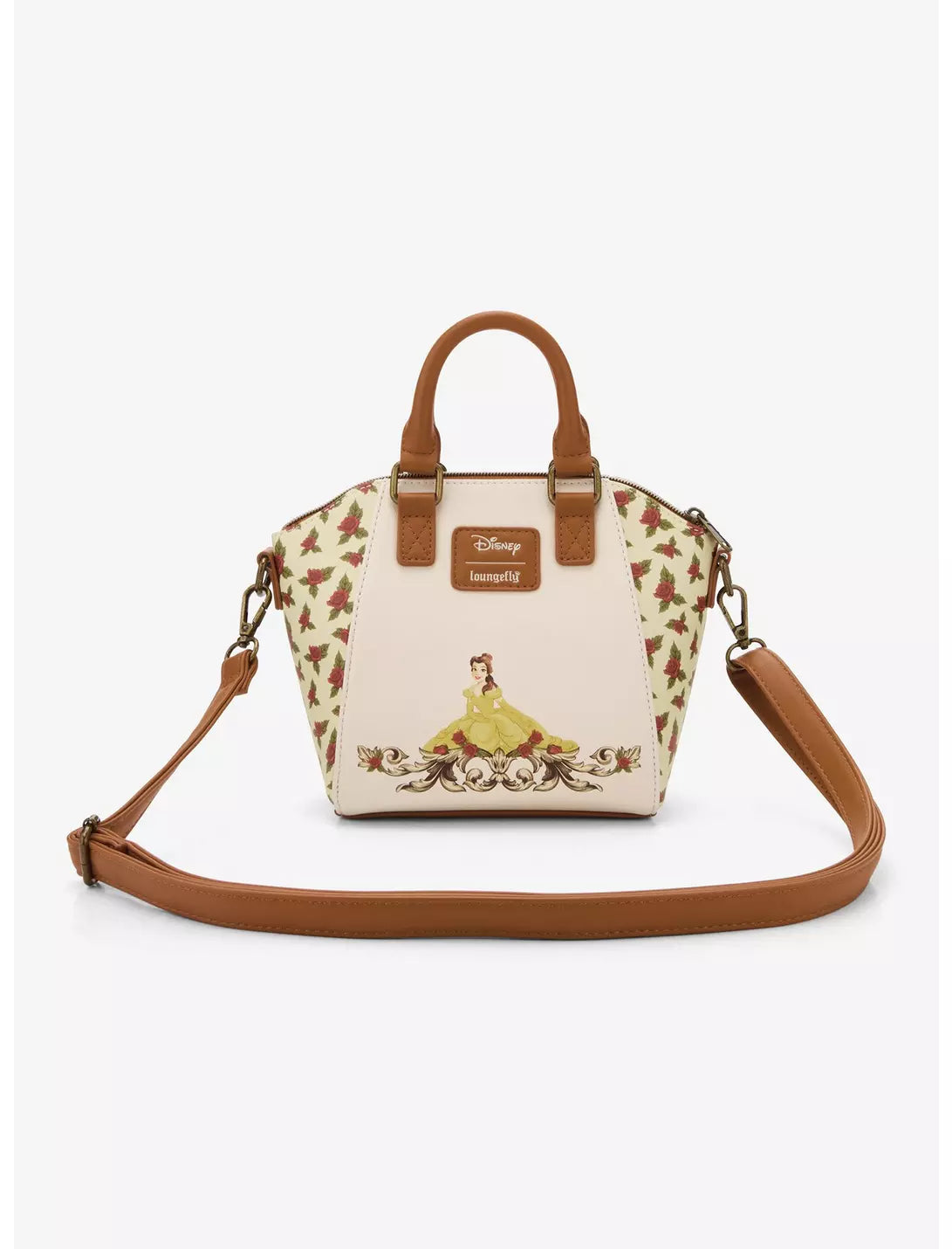 Loungefly Disney Beauty And The Beast Floral Mini Satchel Bag