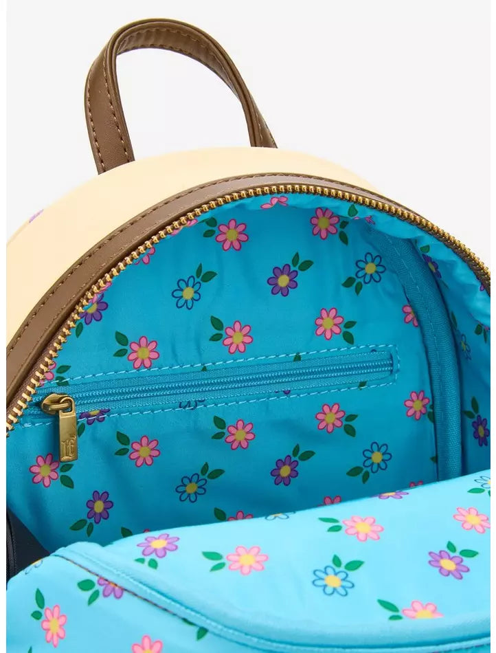 Loungefly Disney Tangled Pascal Flower Mini Backpack