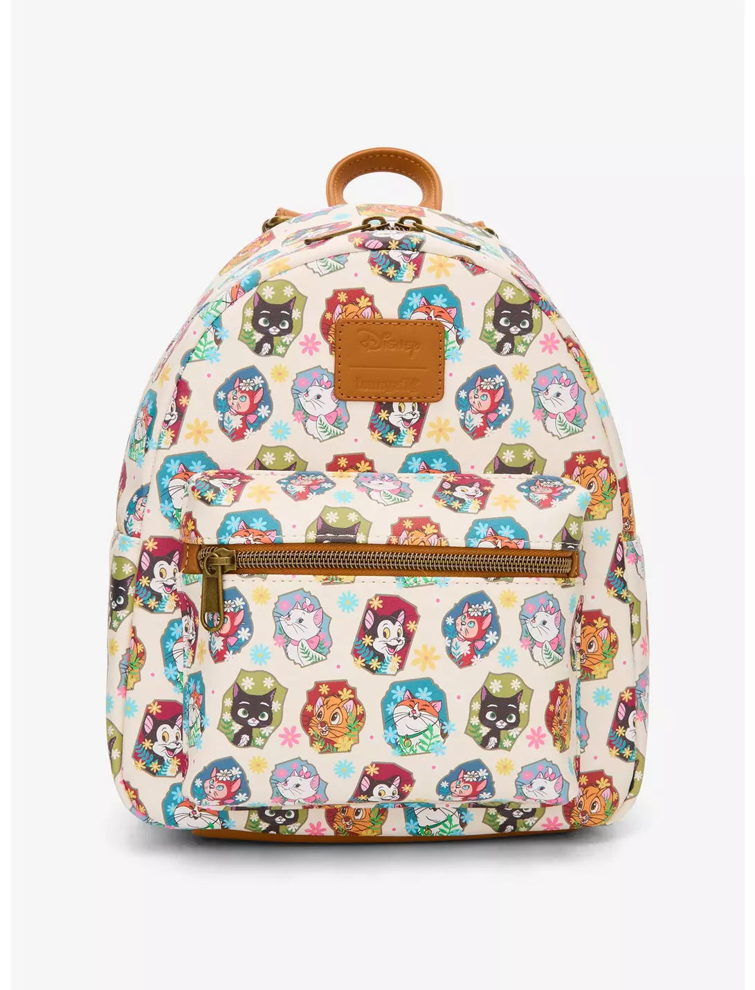 Loungefly Disney Cats Flower Portrait Mini Backpack