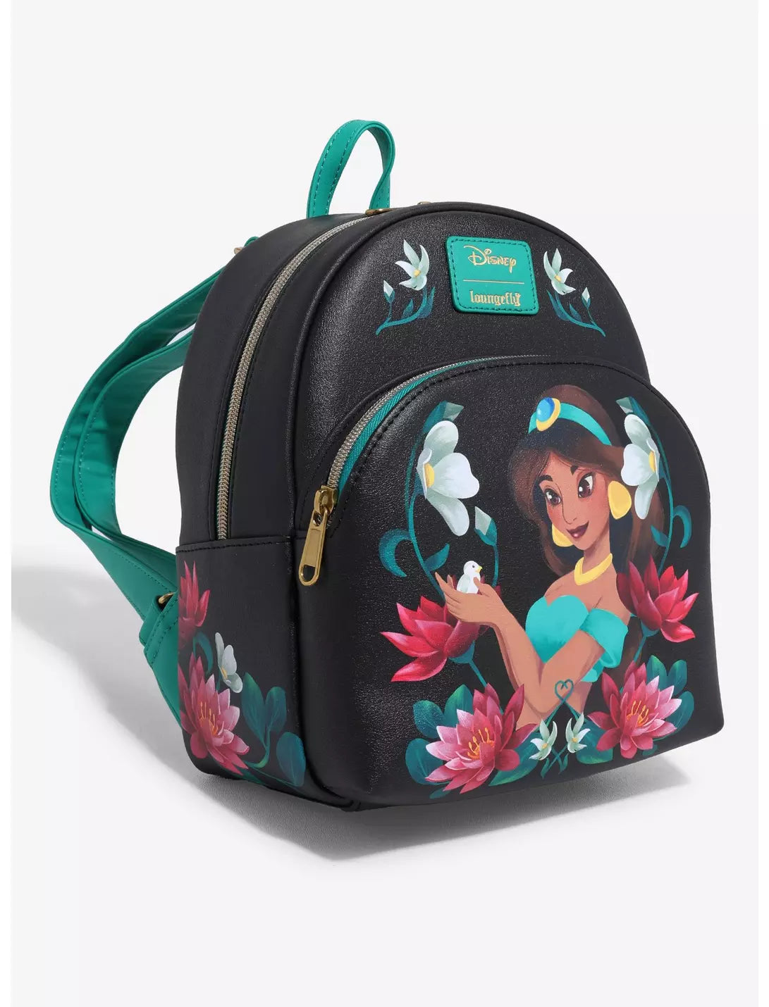 Loungefly Disney Aladdin Jasmine Floral Mini Backpack