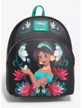Loungefly Disney Aladdin Jasmine Floral Mini Backpack
