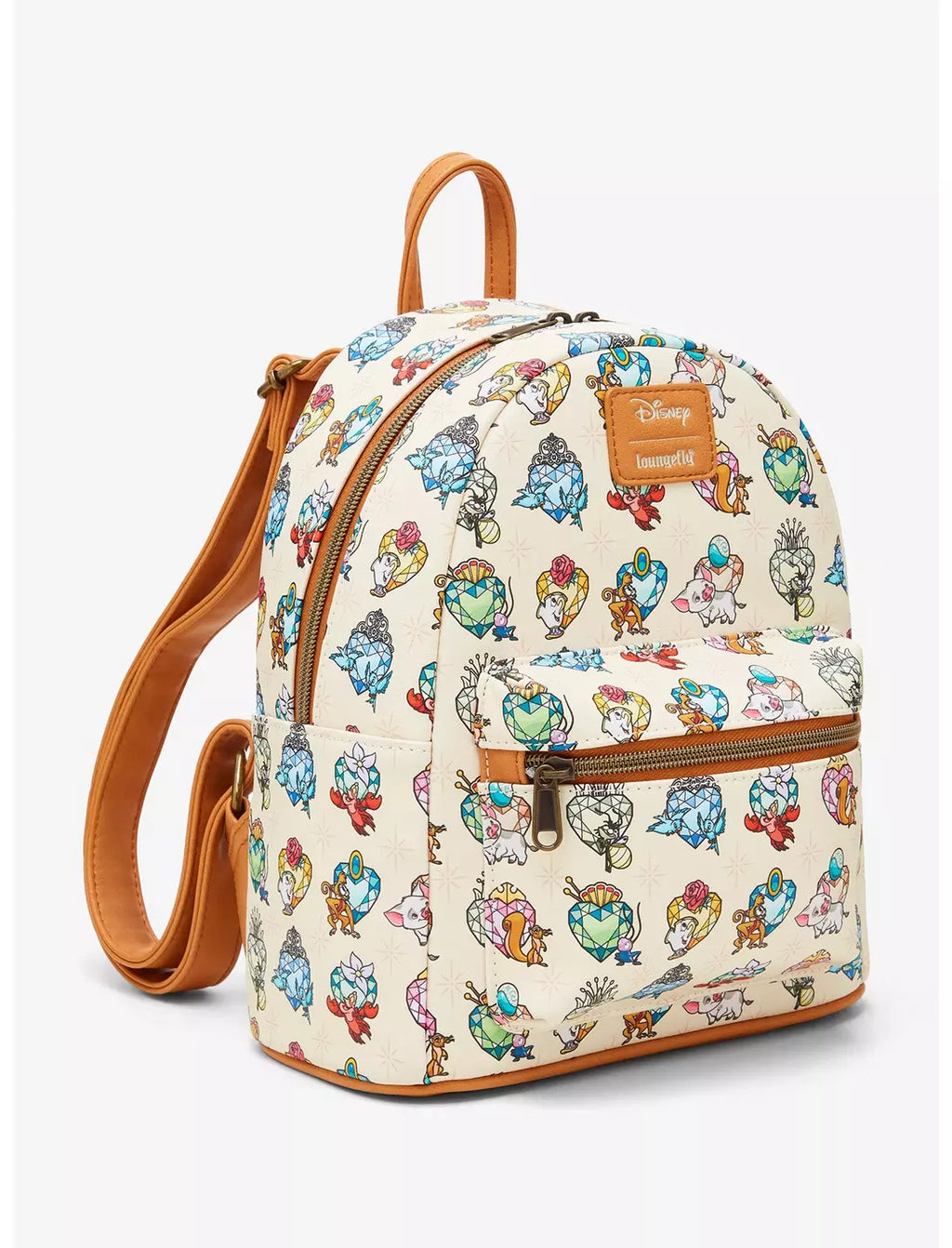 Loungefly Disney Princess Sidekicks Gem Mini Backpack