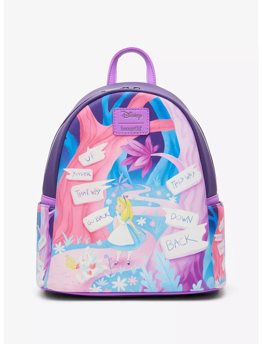Loungefly Disney Alice in Wonderland Signs Mini Backpack