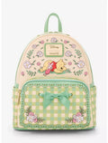 Loungefly Disney Winnie the Pooh Floral Gingham Mini Backpack