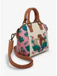 Loungefly Disney The Lion King Simba &amp; Nala Tropical Mini Satchel Bag