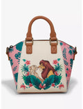Loungefly Disney The Lion King Simba &amp; Nala Tropical Mini Satchel Bag