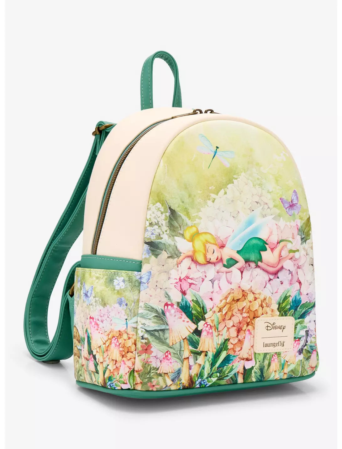 Loungefly Disney Peter Pan Tinker Bell Flowers Mini Backpack