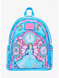 PREORDER - Loungefly Disney Cinderella Stained Glass Backpack
