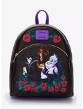 Loungefly Disney Villains Trio Roses Mini Backpack
