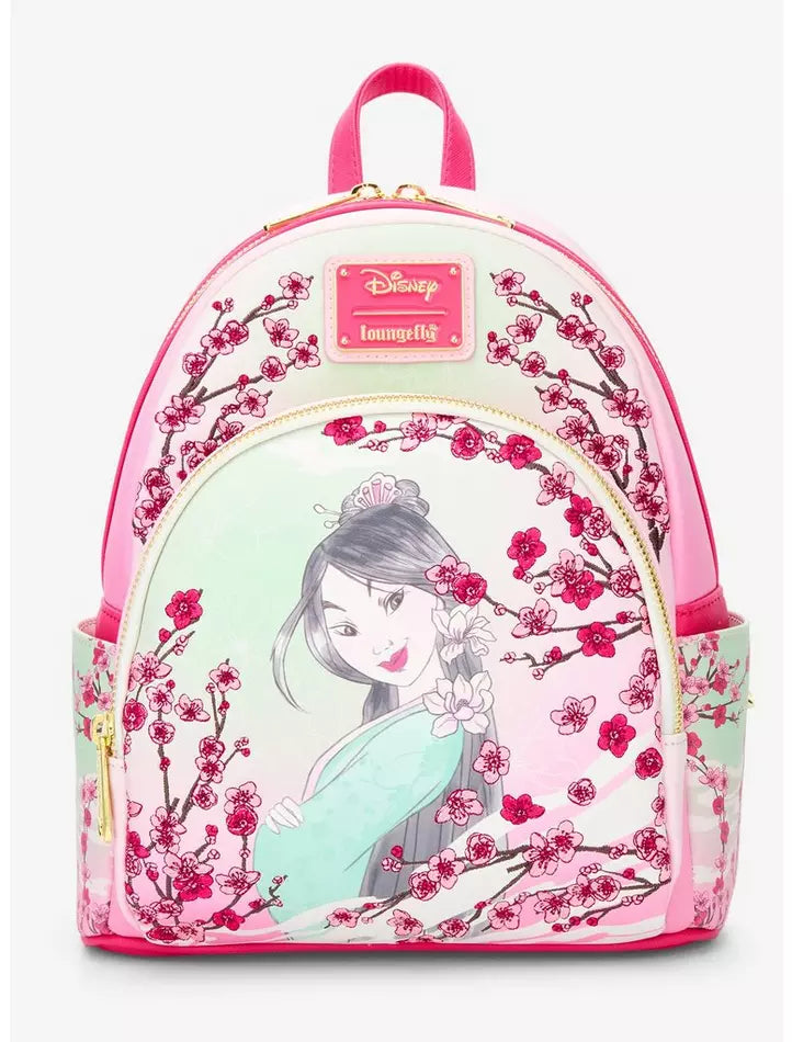 Loungefly Disney Mulan Cherry Blossom Mini Backpack