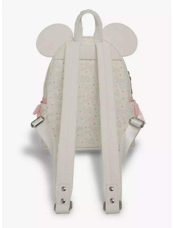 Loungefly Disney Minnie Mouse Bows &amp; Ribbons Mini Backpack