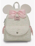 Loungefly Disney Minnie Mouse Bows &amp; Ribbons Mini Backpack