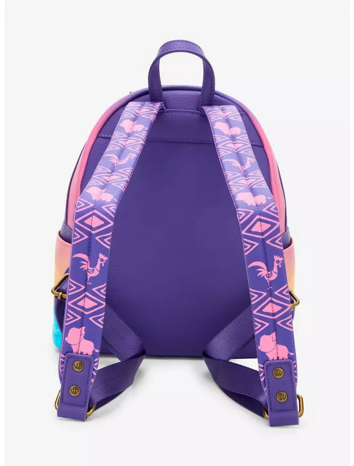 ON PREORDER - Loungefly Disney Moana Pua & Hei Hei Boat Mini Backpack