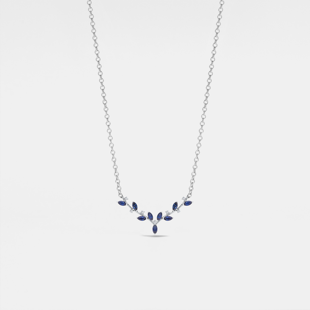 Midnight Antler Charm Necklace