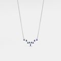 Midnight Antler Charm Necklace