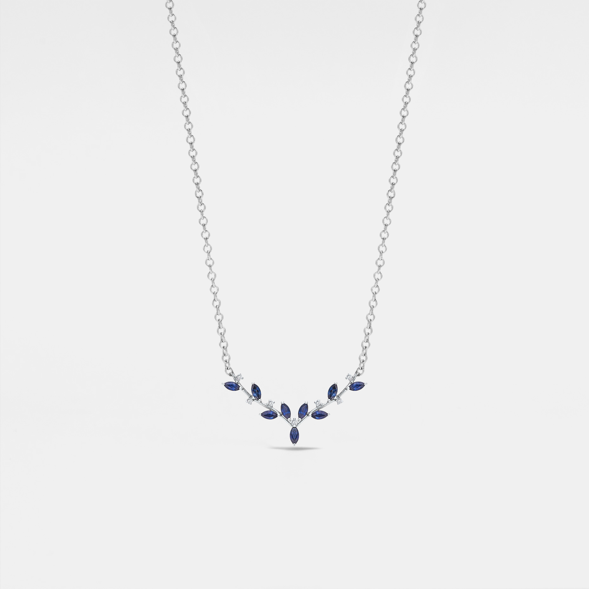 Midnight Antler Charm Necklace