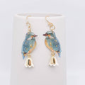 Bluebird Bloom Dangle Earrings