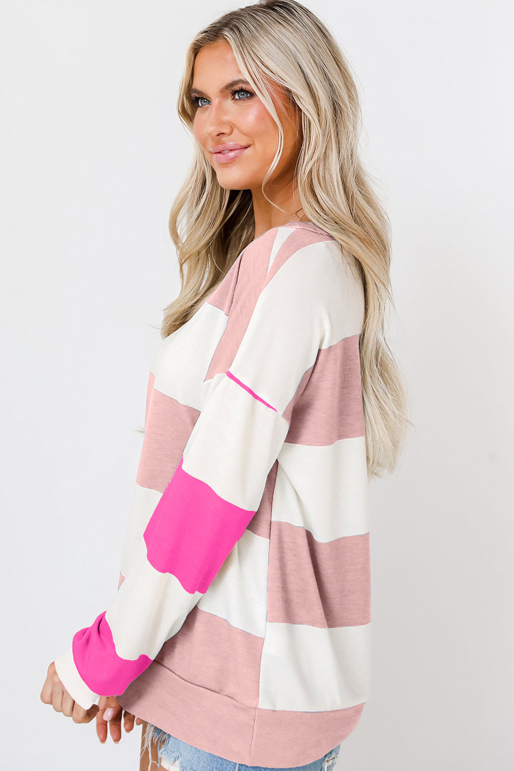 Pink Crush Color Block Top