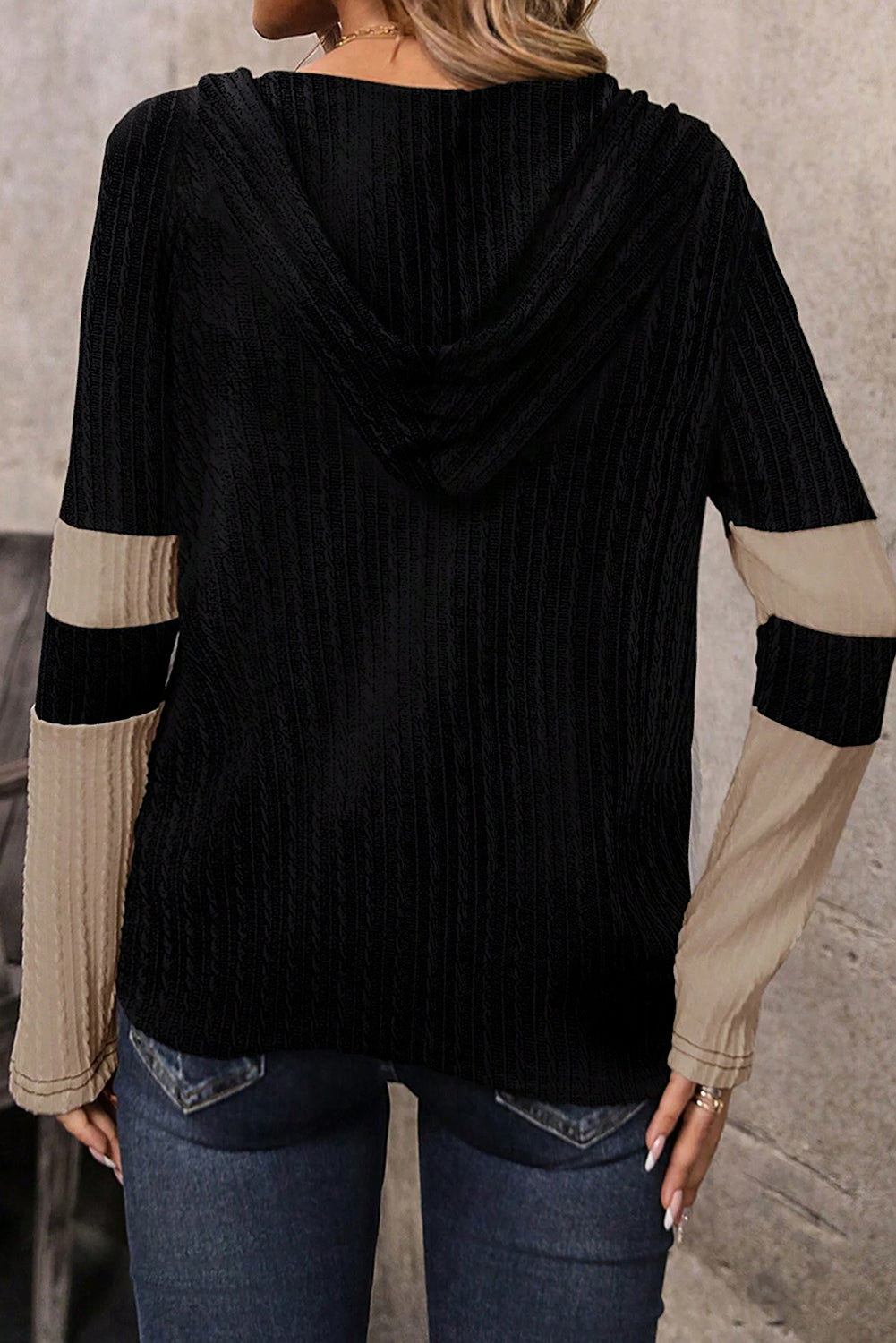 Effortless Edge Ribbed Zip Top