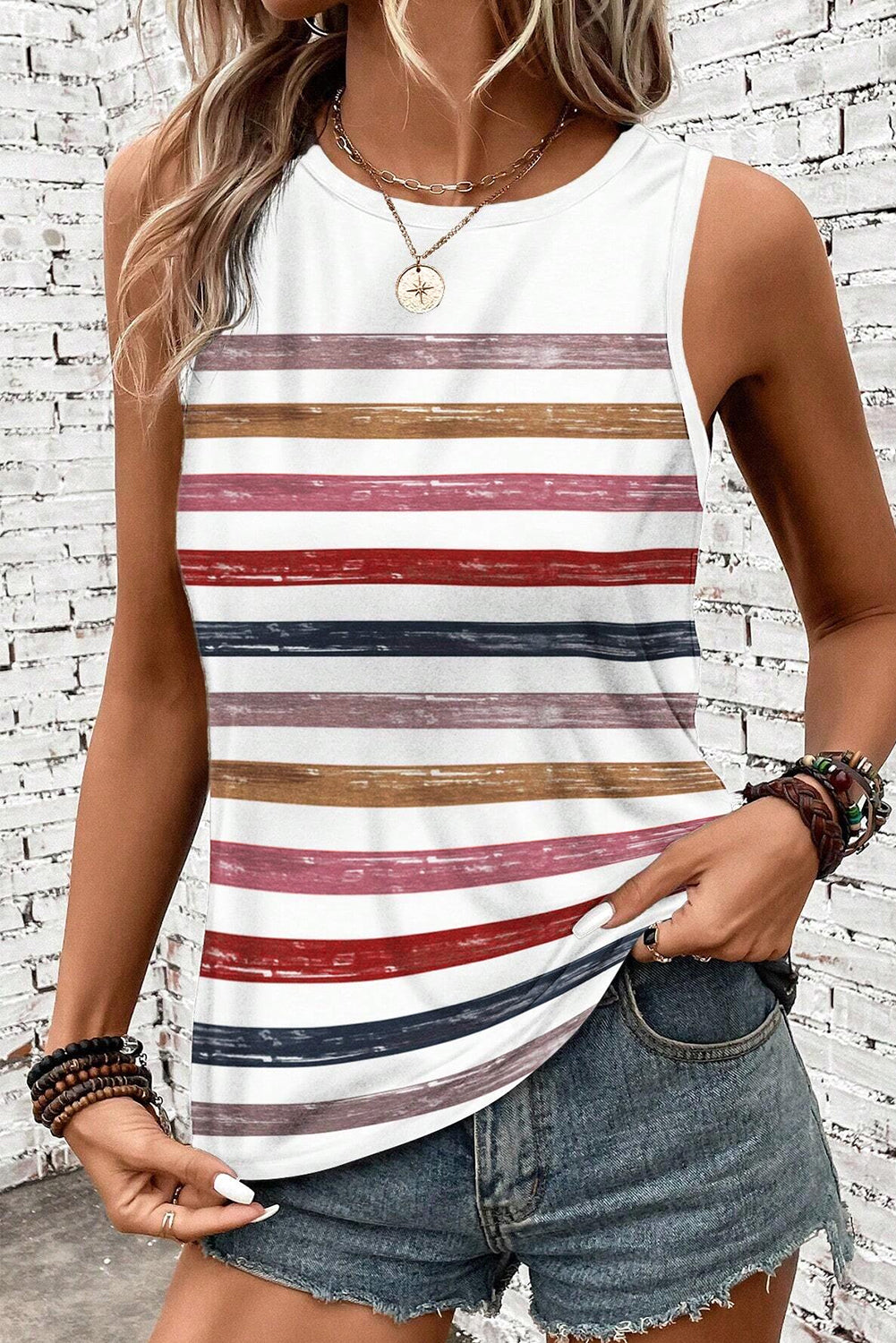 Painted Stripe Everyday Tank
