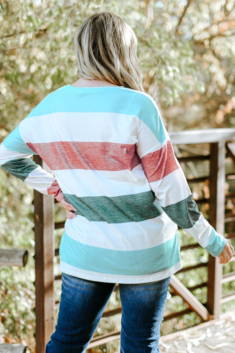 Cozy Colorblock Pullover (Curvy)