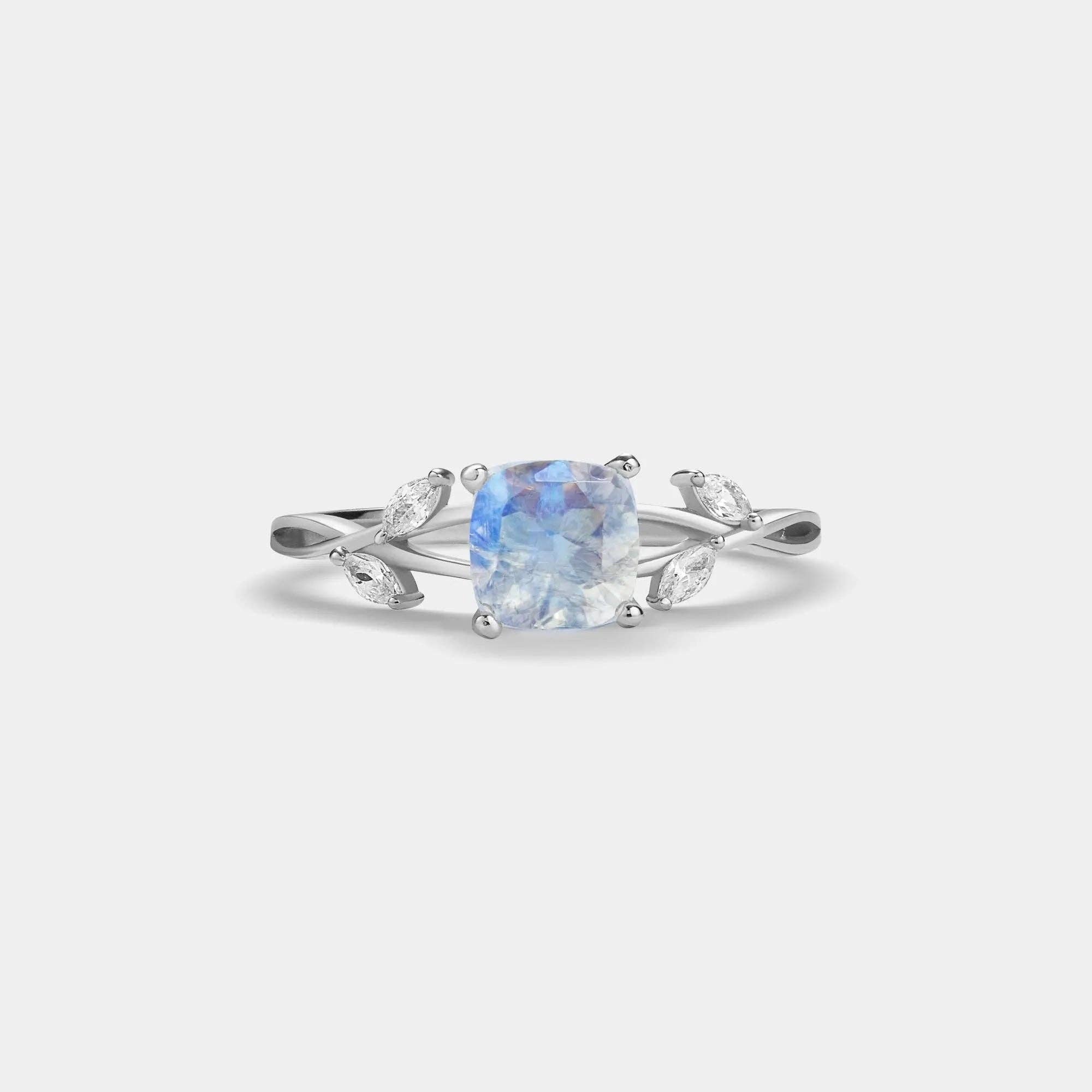 Moonlight Leaf Ring