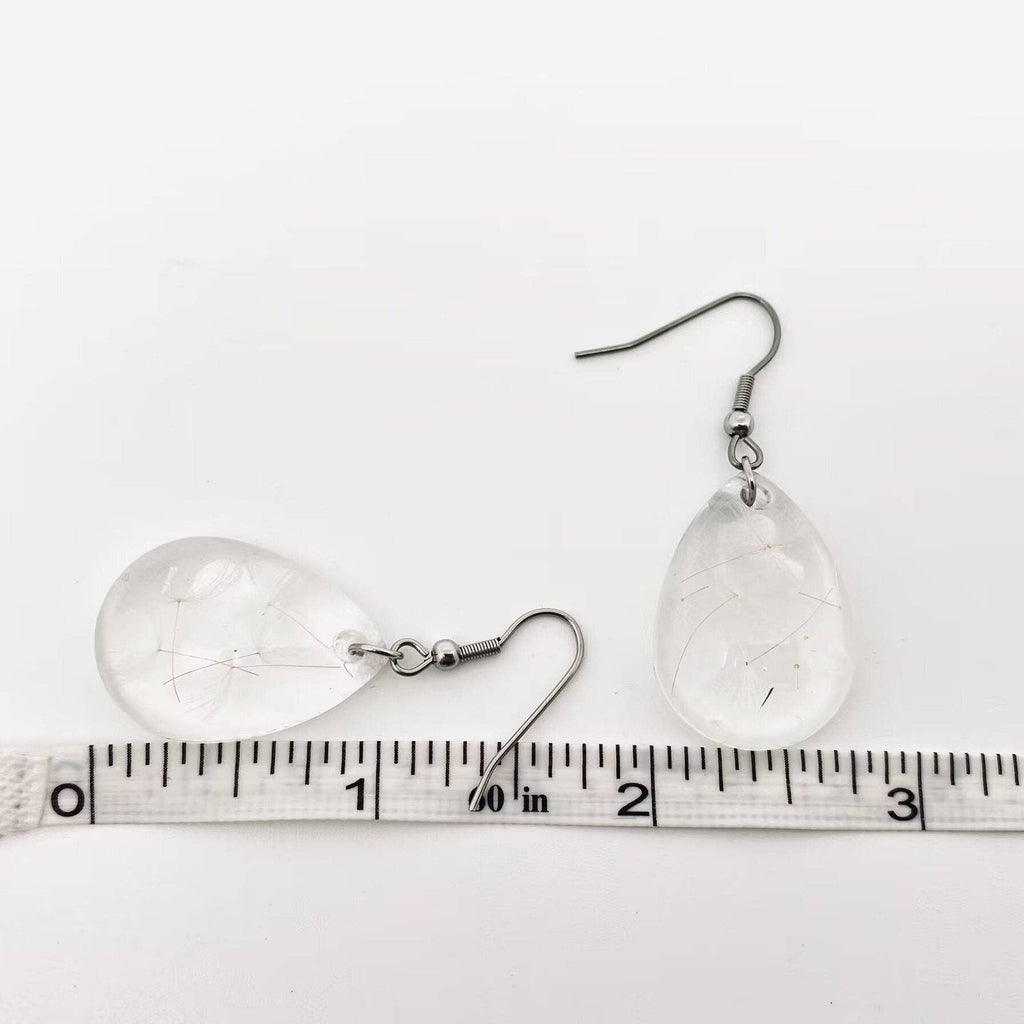 Dandelion Teardrop Earrings