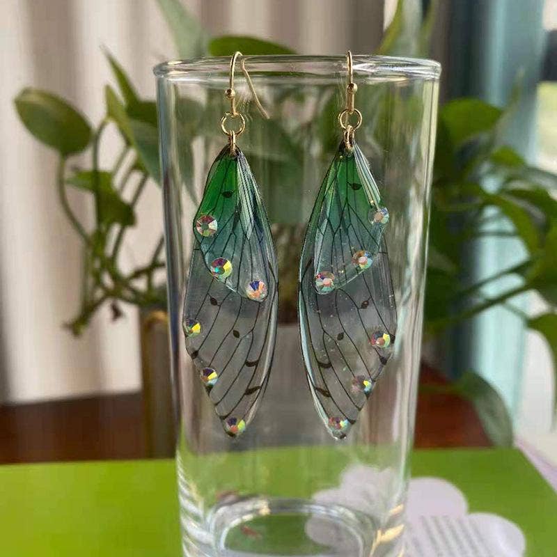 Whisper Wing Dangle Earrings